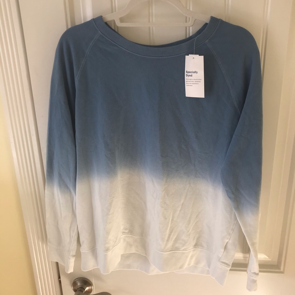 Dip dye sweatshirt